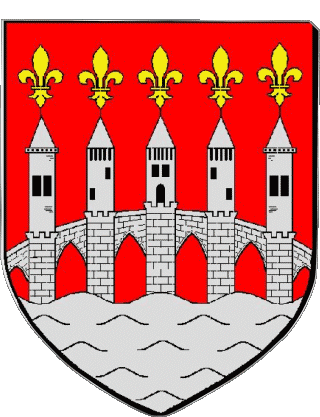 CAHORS 46 Dipartimenti - Città Francia Bandiere 