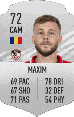 Alexandru Maxim Romania F I F A - Giocatori carte Videogiochi Multimedia 