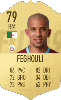Sofiane Feghouli Algeria F I F A - Giocatori carte Videogiochi Multimedia 