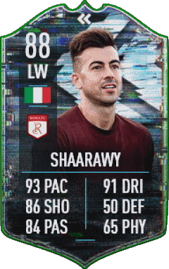 Stephan El Shaarawy Italien F I F A - Karten Spieler Videospiele Multimedia 