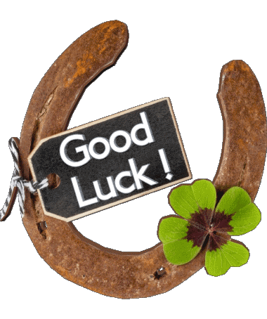 02 Fond Transparent Good Luck Anglais Messages 