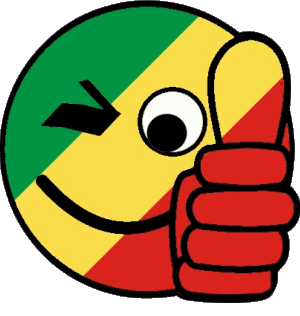 Smiley - OK Congo Africa Flags 