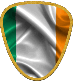 Forme Irlande Europe Drapeaux 