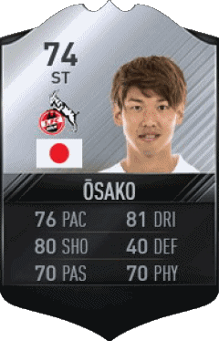 Yuya Osako Japan F I F A - Karten Spieler Videospiele Multimedia 