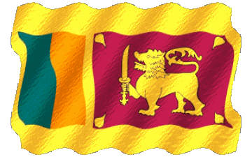 Sventola Sri Lanka Asia Bandiere 