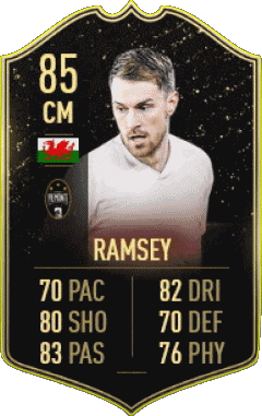 Aaron Ramsey Wales F I F A - Karten Spieler Videospiele Multimedia 