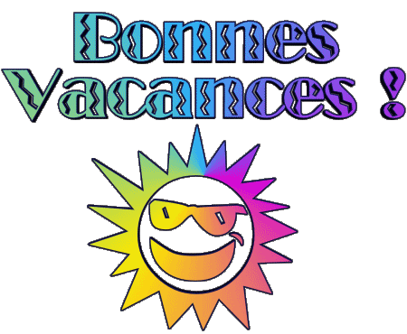 04 Fondo transparente Bonnes Vacances Francés Mensajes 