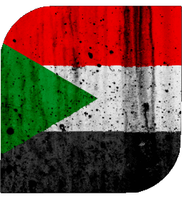 Carré Soudan Afrique Drapeaux 