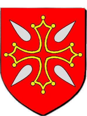 Blasón-Blasón Haute Garonne 31 Departamentos - Ciudades Francia Banderas 