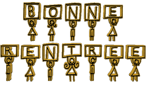 10 Fondo transparente Bonne Rentrée Francés Mensajes 