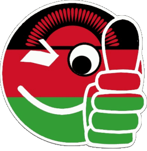 Smiley - OK Malawi Africa Flags 