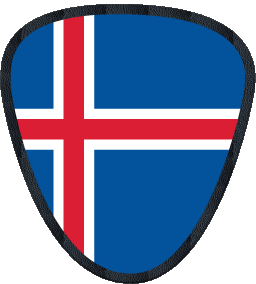 Form Iceland Europe Flags 