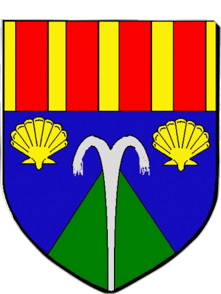 Wappen-Wappen FONT ROMEU 66 Abteilungen - Städte Frankreich Fahnen 