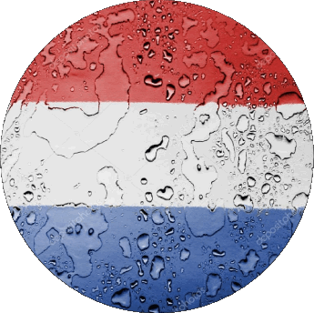 Round Netherlands Europe Flags 