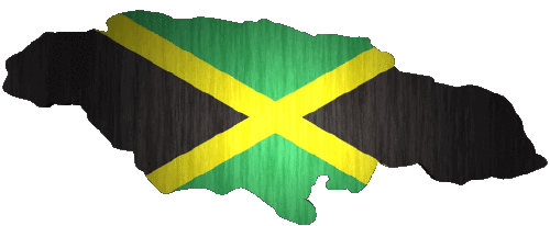 Carte Jamaïque Amériques Drapeaux 