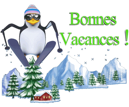 Serie 05 Bonnes Vacances Hiver French Messages 