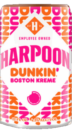 Dunkin' Boston kreme-Dunkin' Boston kreme Harpoon Brewery USA Bières Boissons 