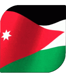 Square Jordan Asia Flags 