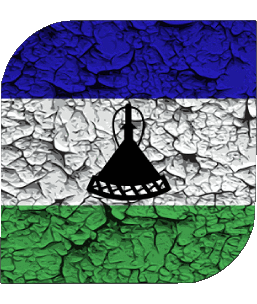 Plaza Lesoto África Banderas 