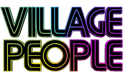 Logo Village People Disco Música Multimedia 