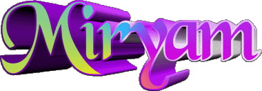 Miryam M WEIBLICH - Maghreb Muslim Vorname 