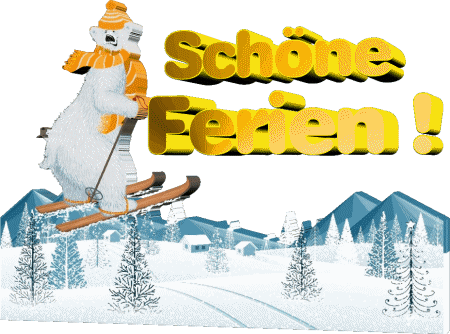 Serie 06 Schöne Ferien Winter German Messages 