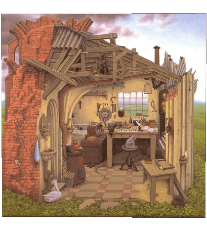 Jacek Yerka Pittore di artisti Umorismo -  Fun 