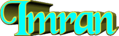 Imran I MANN - Maghreb Muslim Vorname 