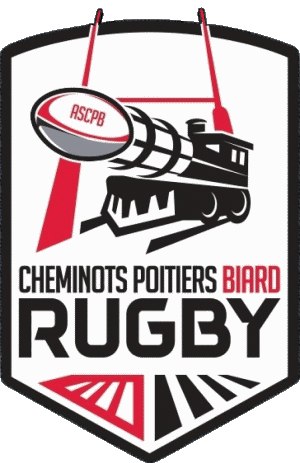 AS Cheminots de Poitiers Dept 86 Rugby Club France Logo Sports 