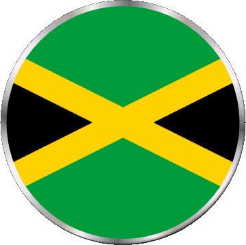 Rond Jamaïque Amériques Drapeaux 