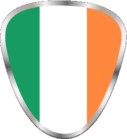 Forma Irlanda Europa Banderas 