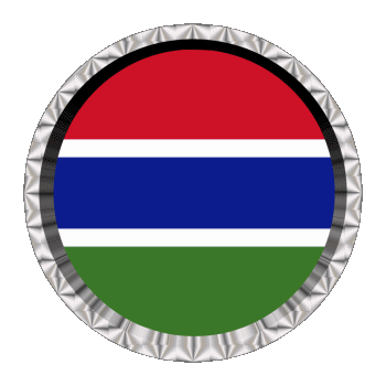 Rotondo - Anelli Gambia Africa Bandiere 