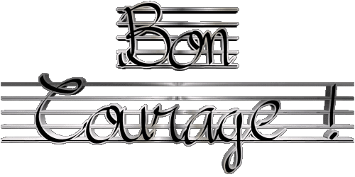 01 Bon Courage Francese Messagi 