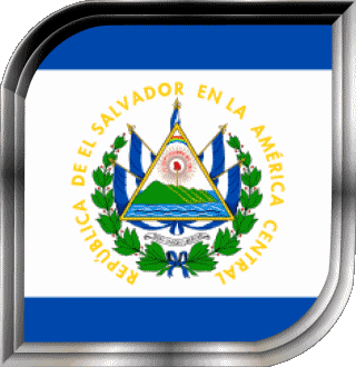 Quadrato Salvador America Bandiere 