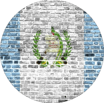 Rond Guatemala Amériques Drapeaux 