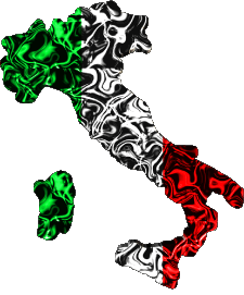 Map National Italy Europe Flags 