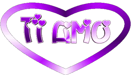 Corazón Ti Amo Italiano Mensajes 