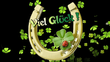 001 Fond Animé Viel Glück Allemand Messages 