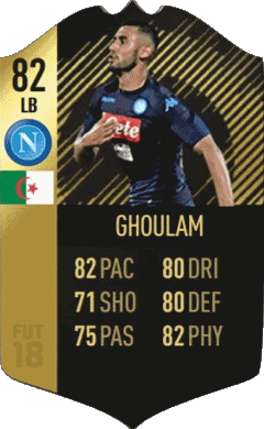 Faouzi Ghoulam Algeria F I F A - Card Players Video Games Multi Media 