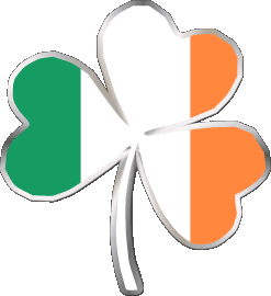 Trèfle Irlande Europe Drapeaux 