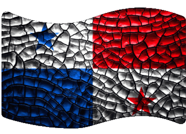 Rectángulo Panamá América Banderas 