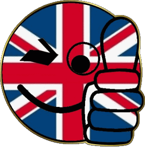 Faccina - OK UK Europa Bandiere 