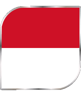 Carré Monaco Europe Drapeaux 