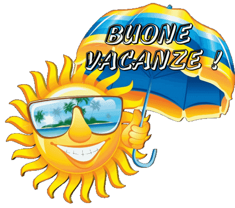 15 Sfondo trasparente Buone Vacanze Italiano Messagi 