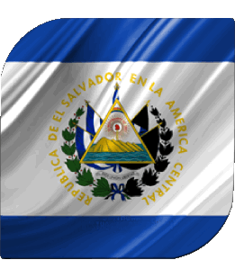 Plaza El Salvador América Banderas 