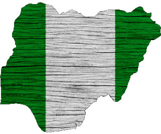 Map Nigeria Africa Flags 