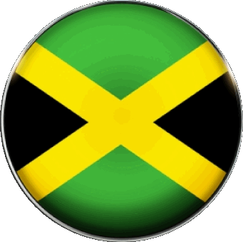 Rond Jamaïque Amériques Drapeaux 