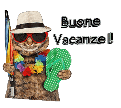 30 Fondo transparente Buone Vacanze Italiano Mensajes 