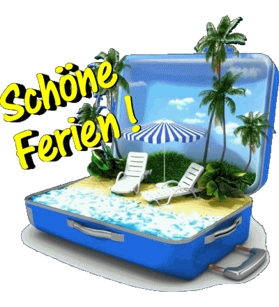 10 Sfondo trasparente Schöne Ferien Tedesco Messagi 