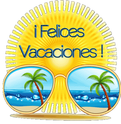 18 Fondo transparente Felices Vacaciones Español Mensajes 